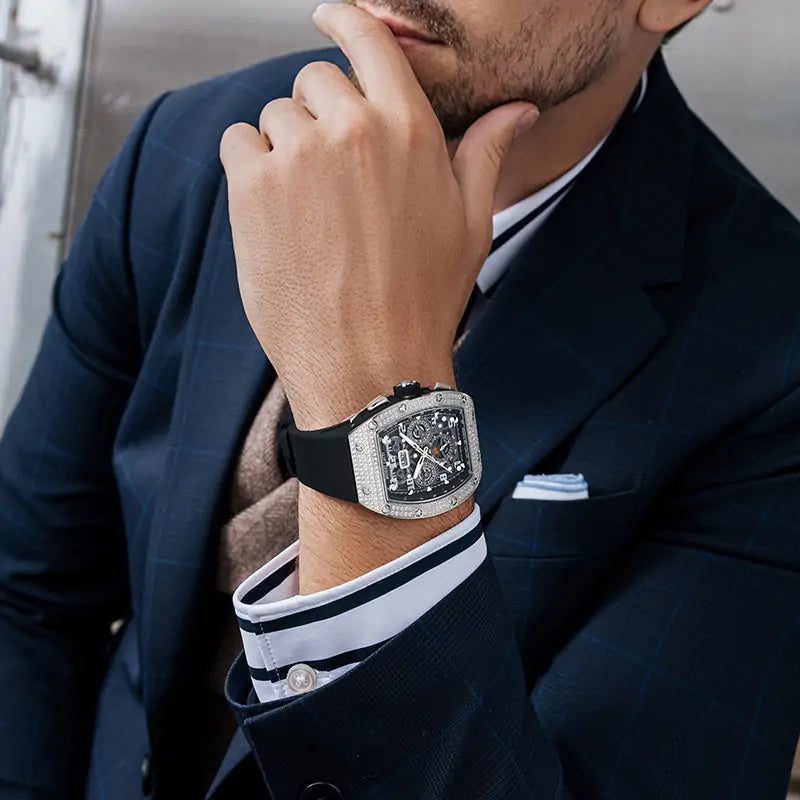 BG5004 Barrel-shaped diamond setting