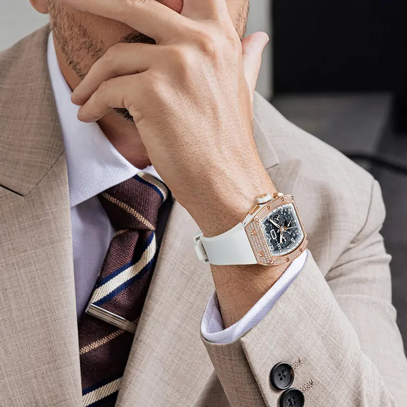 BG5004 Barrel-shaped diamond setting