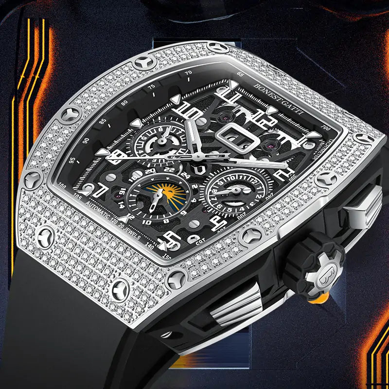 BG5004 Barrel-shaped diamond setting