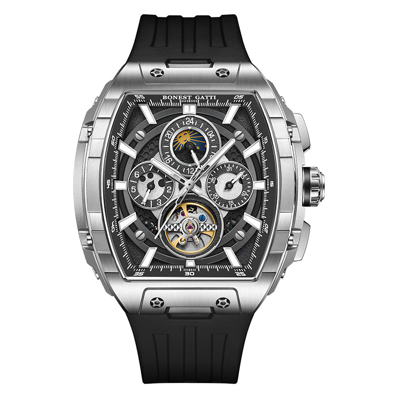 BG5005 Moon Phase Stainless Steel