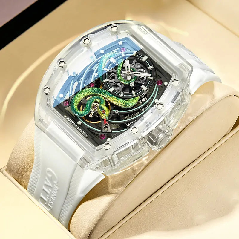 BG6004 Snake K9 Crystal Tourbillon