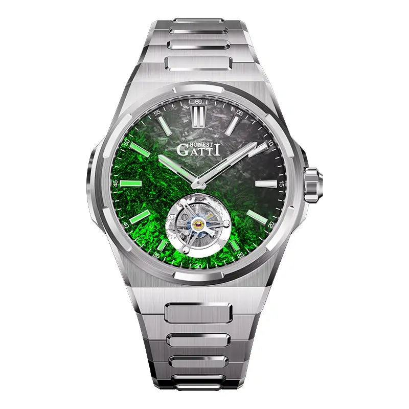 BG7006 Carbon Fiber Luminous Dial Tourbillon