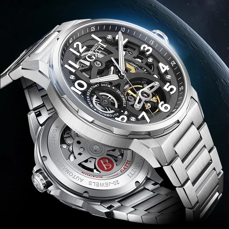 BG8010 Skeleton design watch