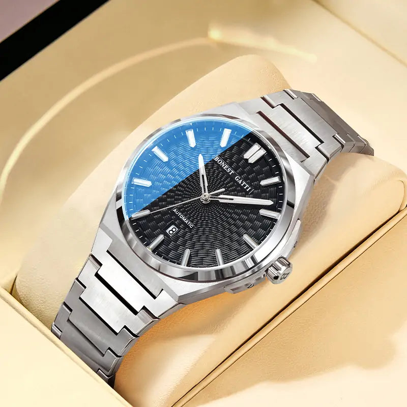 BG8012 Guilloché textured business watch