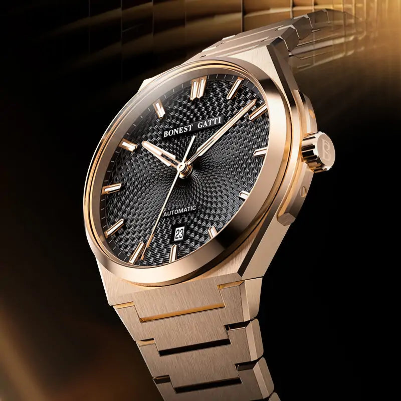 BG8012 Guilloché textured business watch