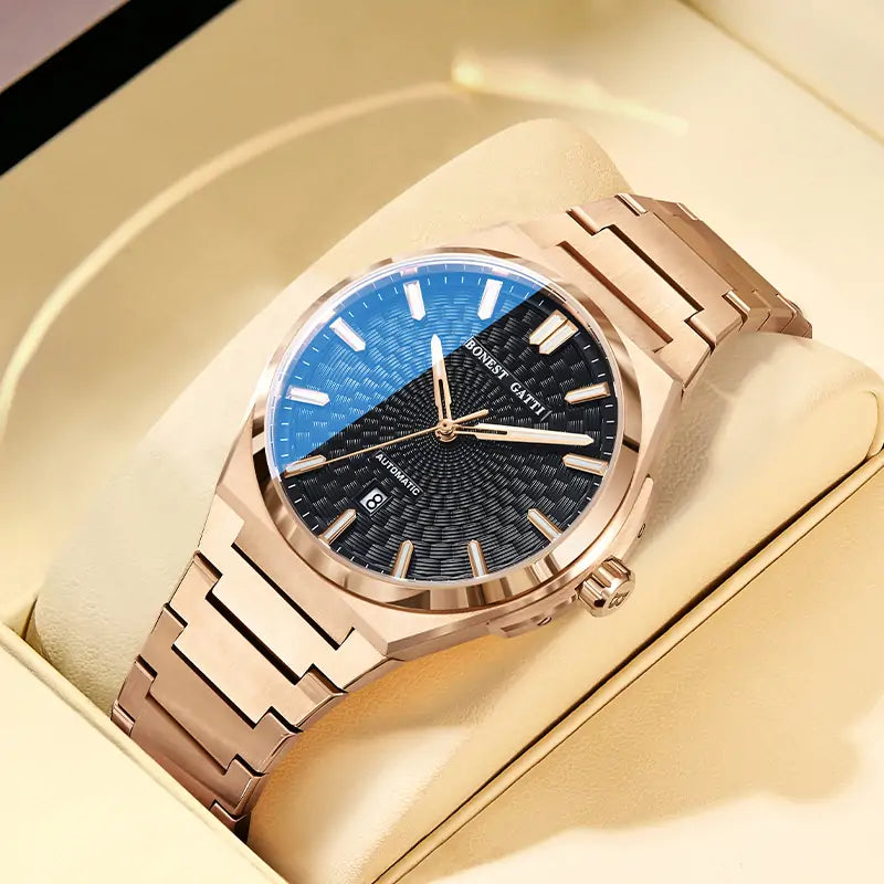 BG8012 Guilloché textured business watch