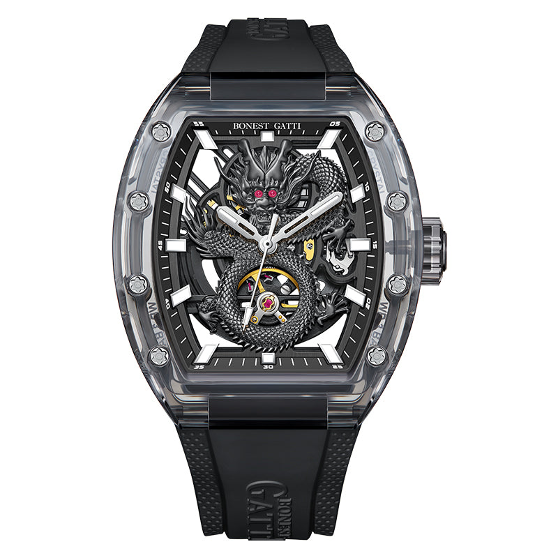 BG9980 K9 Crystal Tourbillon Dragon
