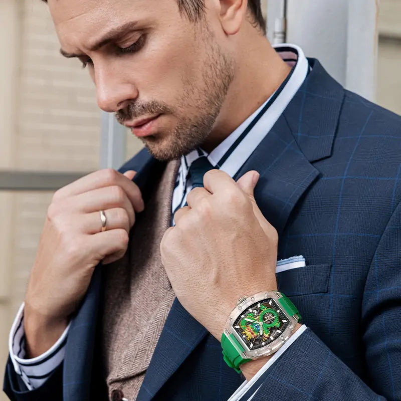 BG9980 K9 Crystal Tourbillon Dragon