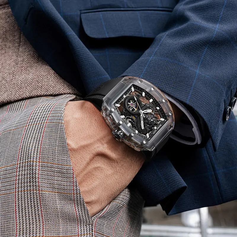 BG9980 K9 Crystal Tourbillon Dragon