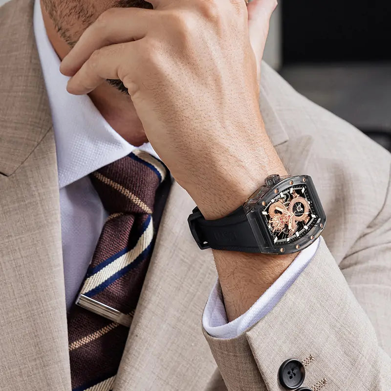 BG9980 K9 Crystal Tourbillon Dragon